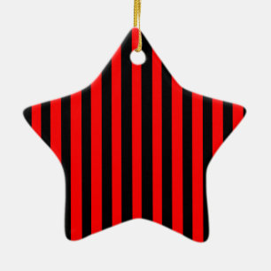 Ruby Black Ceramic Ornament