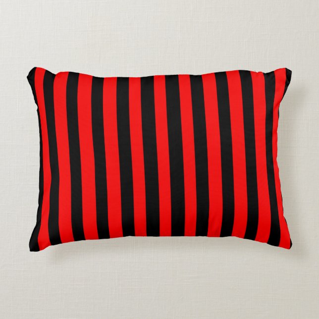 Ruby Black Decorative Pillow (Front)