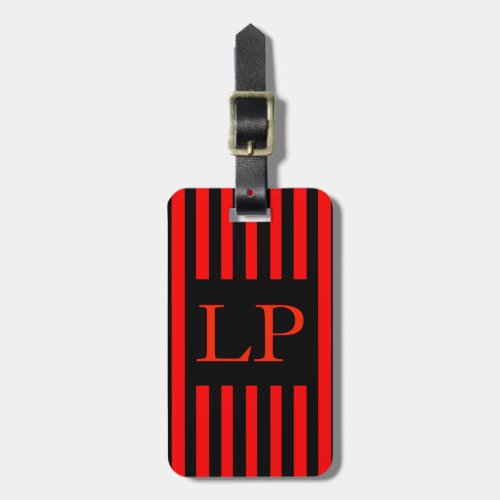 Ruby Black Personalized Luggage Tag