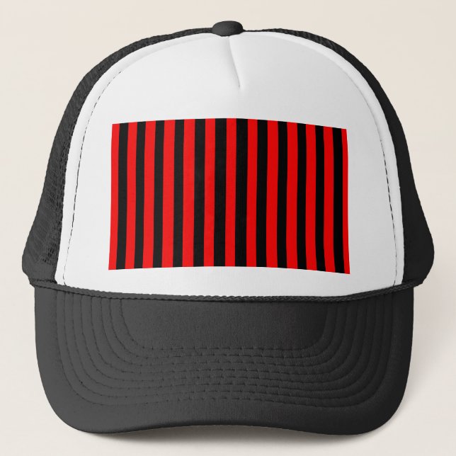 Ruby Black Trucker Hat (Front)