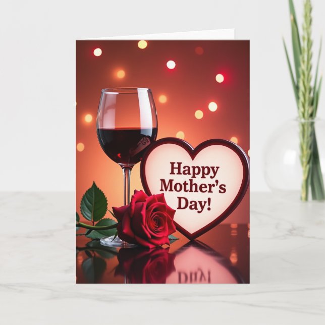 Ruby Bloom Mothers Day Card (Front)