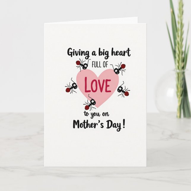 Ruby Bugs Mothers Day Love Card (Front)