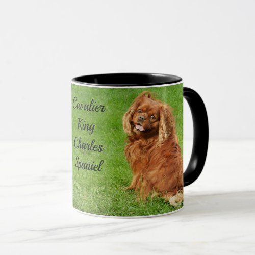 Ruby Cavalier King Charles Spaniel Dog Mug