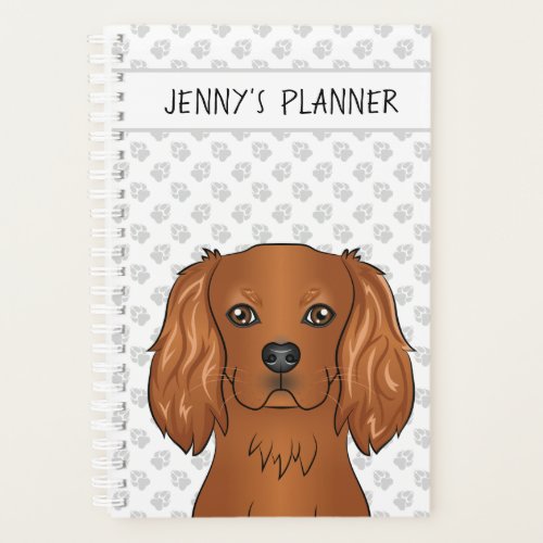 Ruby Cavalier King Charles Spaniel Dog  Title Planner