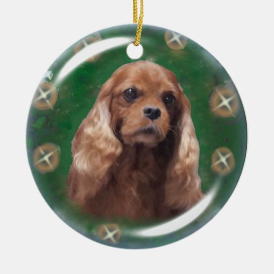 king charles spaniel garden ornament