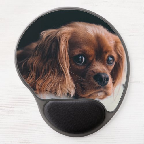 Ruby Cavalier King Charles Spaniel Puppy Dog Gel Mouse Pad