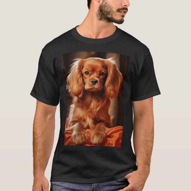 Ruby Cavalier King Charles Spaniel T-Shirt (Front)