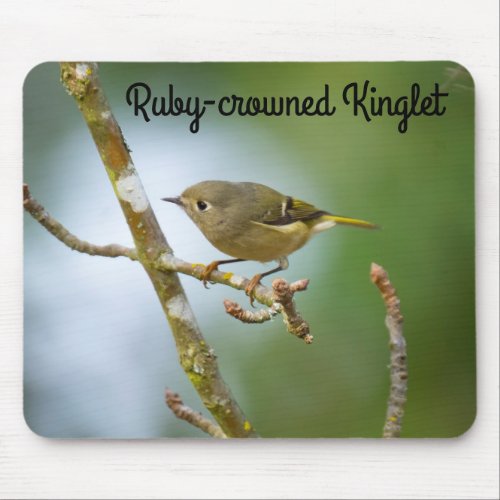 Ruby_crowned Kinglet Mouse Pad