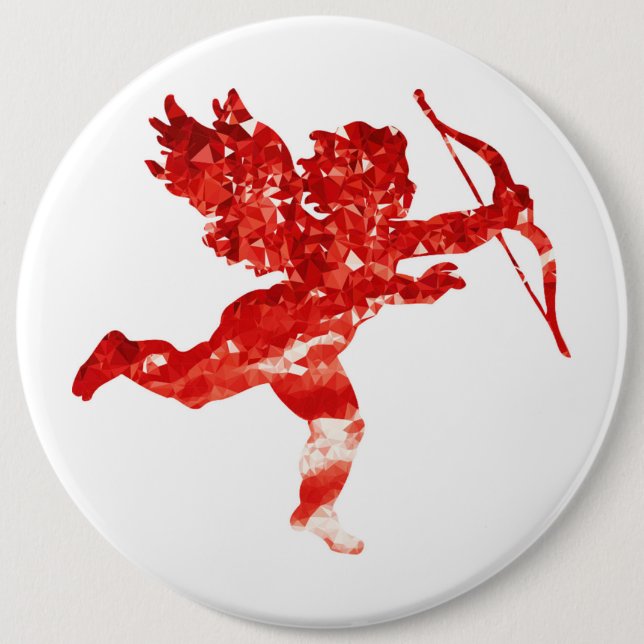 RUBY CUPID PINBACK BUTTON (Front)