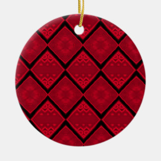 ruby diamond ceramic ornament