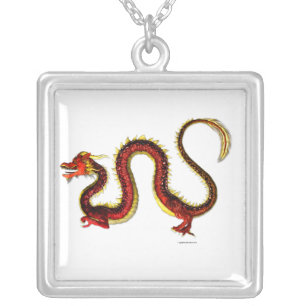 Ruby Dragon Necklace