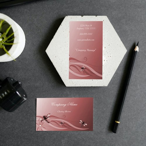 Ruby Dragonflies Business Card