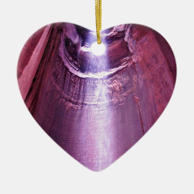Ruby Falls Ceramic Ornament (Front)