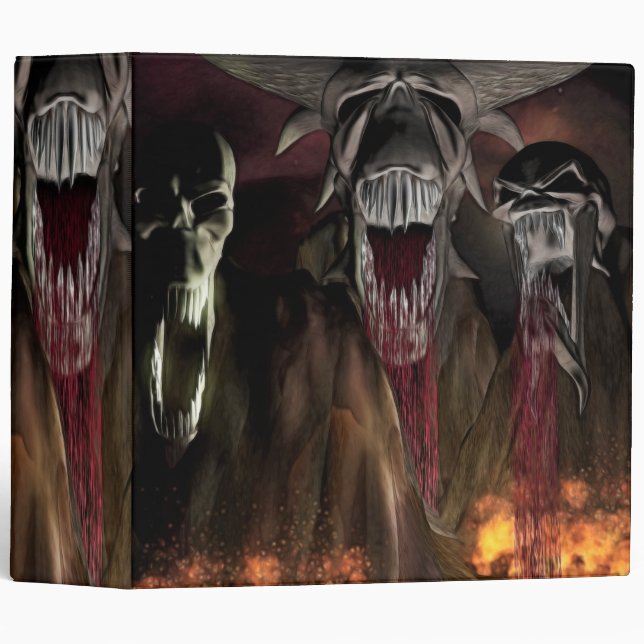 Ruby Falls Horror Art Binder (Front/Spine)