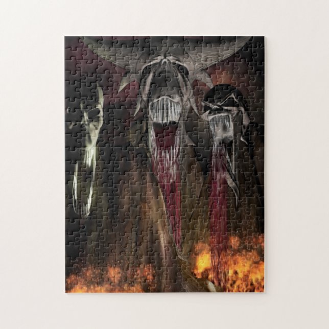 Ruby Falls Horror Art Jigsaw Puzzle (Vertical)