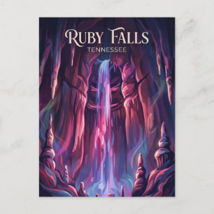 Ruby Falls Tennessee Postcard