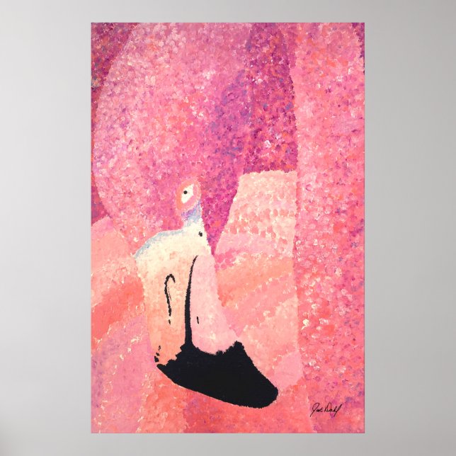 Ruby Flamingo - By Just Dahl Poster (Front)