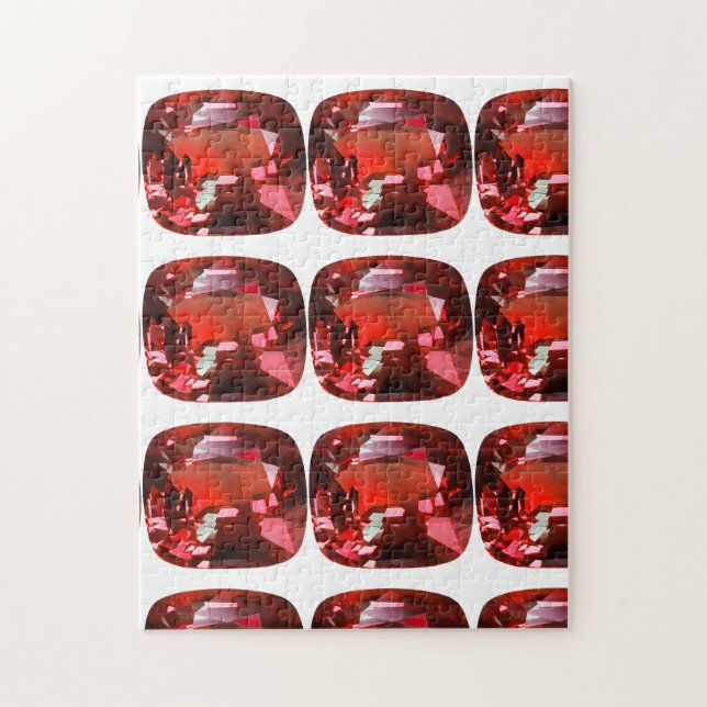 Ruby Gemstone Red Jigsaw Puzzle (Vertical)