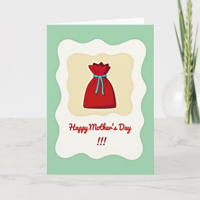 Ruby Gift Mothers Day Greeting Card (Front)