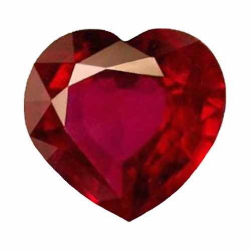 Ruby Heart Ornament