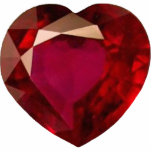 Ruby Heart Ornament<br><div class="desc">Acrylic photo sculpture ornament with an image of a brilliant ruby heart. See matching acrylic photo sculpture pin,  keychain and magnet. See the entire Valentine's Day Ornament collection in the SPECIAL TOUCHES | Party Favors section.</div>