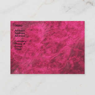 Ruby Jewel Tone Business Card