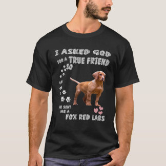 Ruby Labrador Dog Mom Dad Quote Costume, Cute Fox T-Shirt