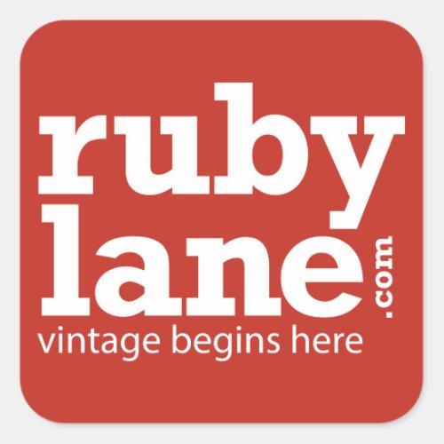 Ruby Lane Color Block Sticker