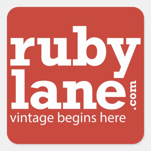 Ruby Lane Color Block Sticker (Front)