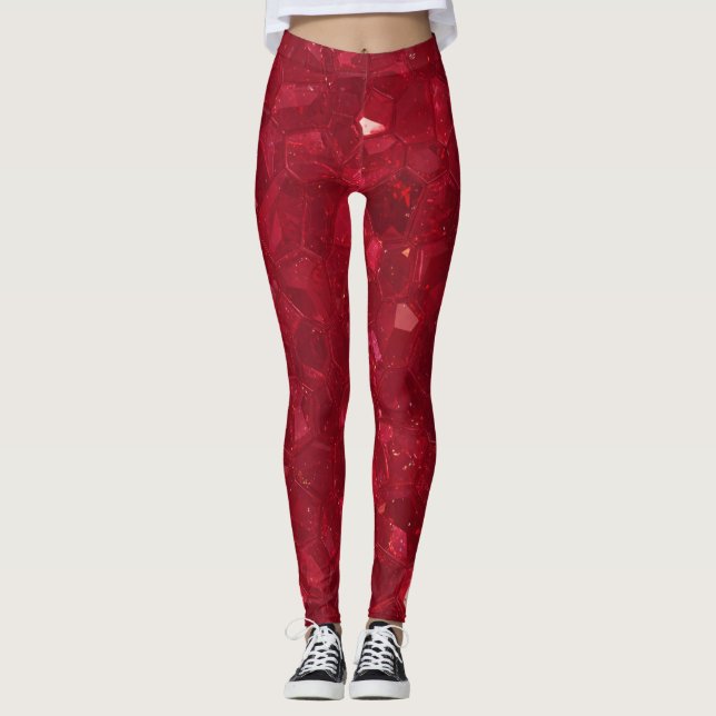 Ruby Leggings For Valentines Day (Front)