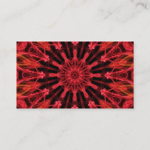 Ruby Love Mandala Business Card