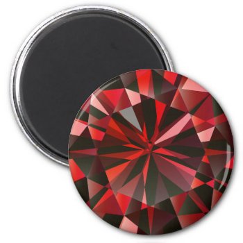 Ruby Magnet by BarbeeAnne at Zazzle