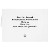 Ruby Marshes, Rabbit Brush (Back Horizontal)