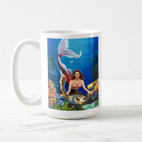 Ruby Mermaid Coffee Mug