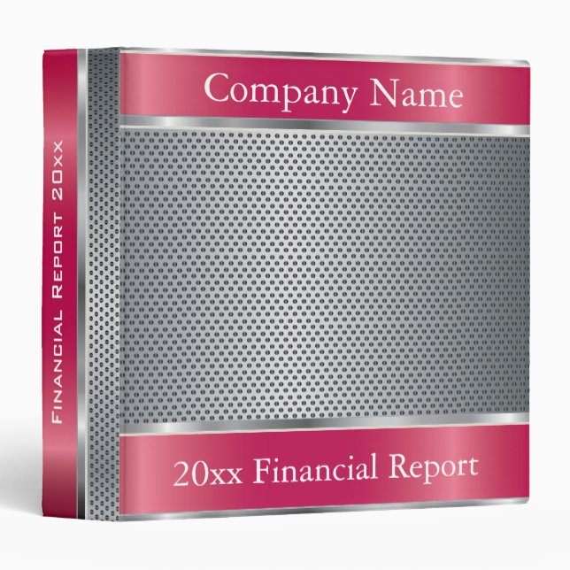 Ruby Metal Mesh Company Style | DIY Text Binder (Front/Spine)