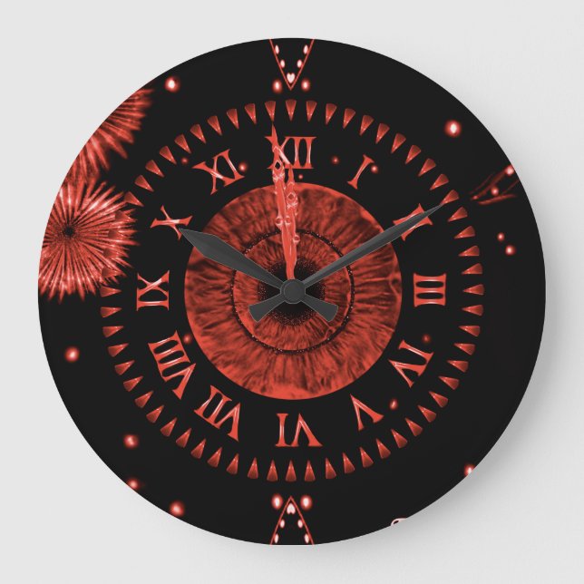 Ruby Midnight Clock (Front)
