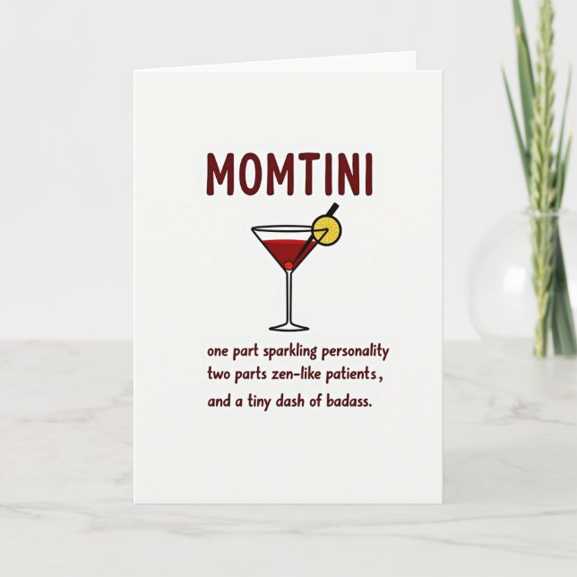 Ruby Momtini Mothers Day Card (Front)