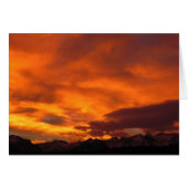 Ruby Mountain Sunset Cards (Front Horizontal)