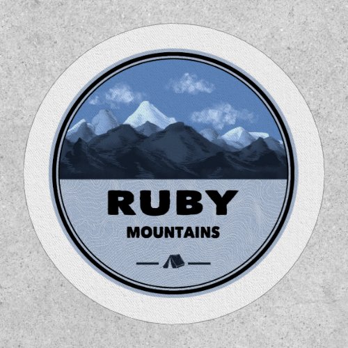 Ruby Mountains Nevada Camping Patch
