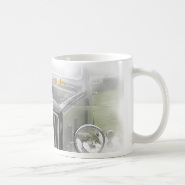 Ruby Mug White, Austin Seven Ruby (Right)