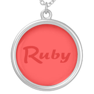 Ruby Necklace