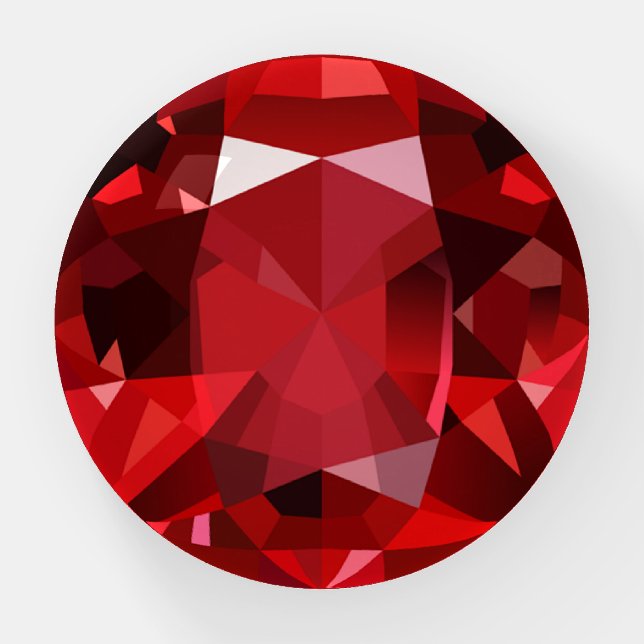 Ruby Paperweight (Front)