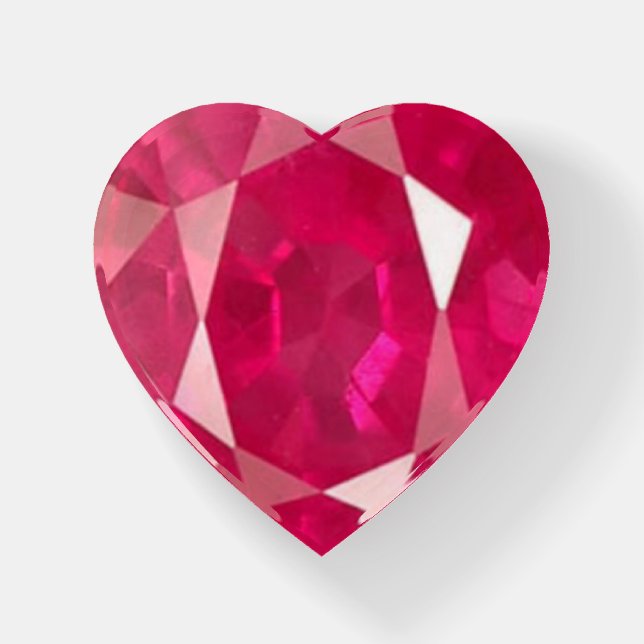 Ruby  paperweight (Front)