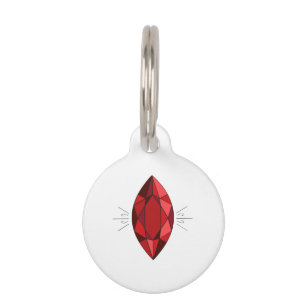 ruby dog tag