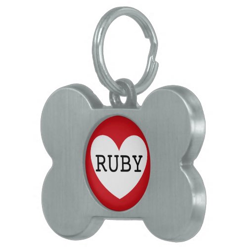 ️ RUBY pet tag by DAL