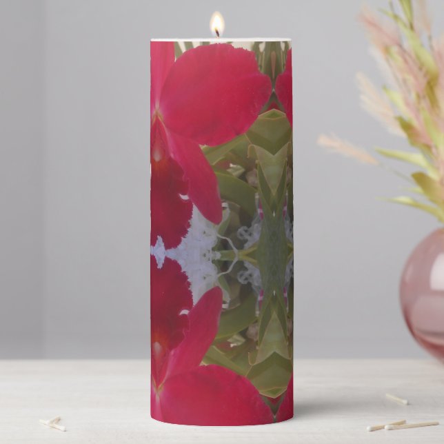 Ruby Pillar Candle (In Situ)