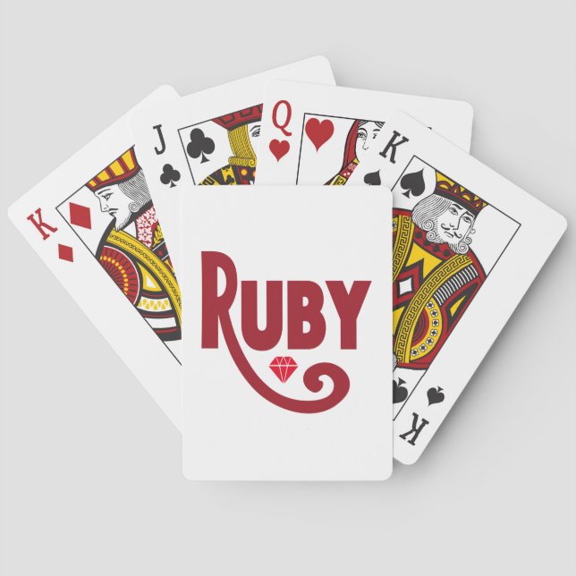 Ruby Poker Cards (Back)