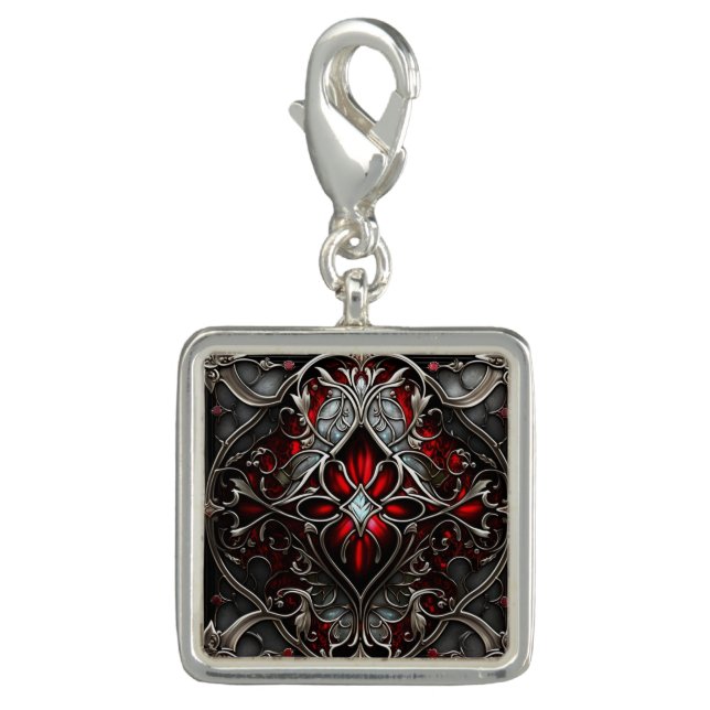 Ruby Radiance Happy Birthday Cancerian Charm (Front)