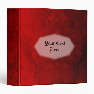Ruby Red Design Binder