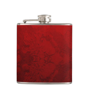 Ruby Red Design Hip Flask